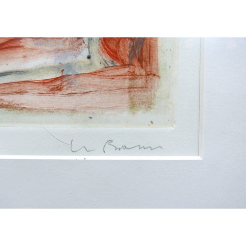 233 - Sir Christopher Le Brun PPRA,  British b.1951, untitled L/32, 1999, mono print, signed and dated, sh... 