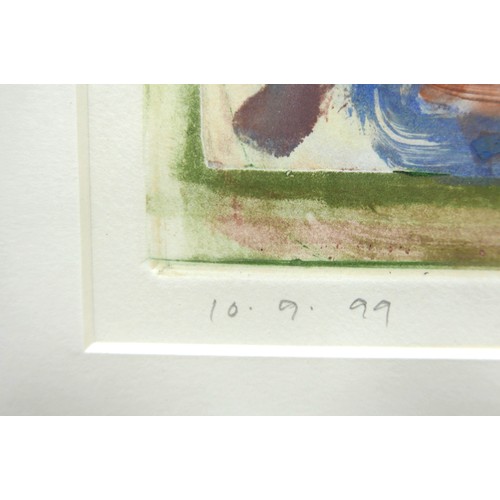 233 - Sir Christopher Le Brun PPRA,  British b.1951, untitled L/32, 1999, mono print, signed and dated, sh... 