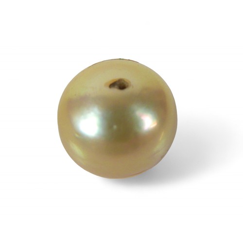 50 - A South Sea pearl, approximately 12 by 13 by 13mm overall 3.2g.