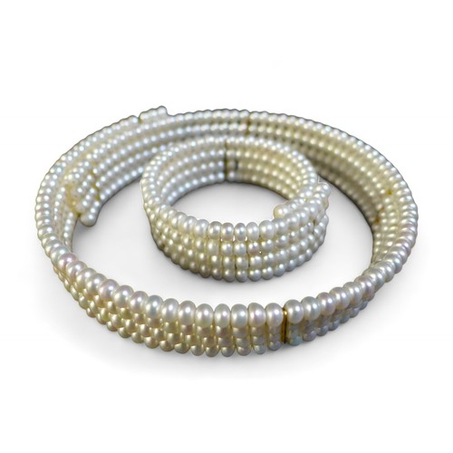 27 - A collection of pearl and other jewellery, to include a 14ct gold jade necklace 40cm long.(1 bag)