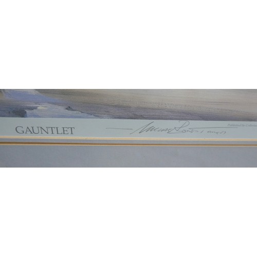 222A - Mark Rondot (Canadian, 20th/21st century): two limited edition aviation prints, comprising 'Gauntlet... 