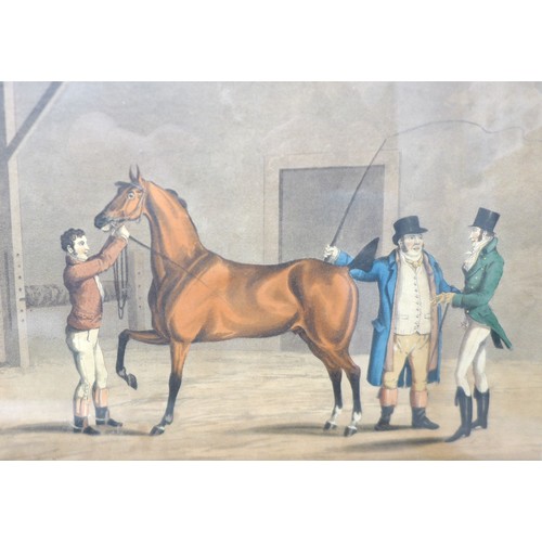 303 - Four 19th century horse riding prints, entitled 