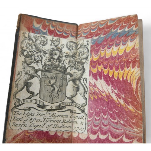 232 - Two 17th and 18th century pocket books, 