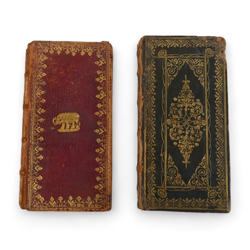 232 - Two 17th and 18th century pocket books, 