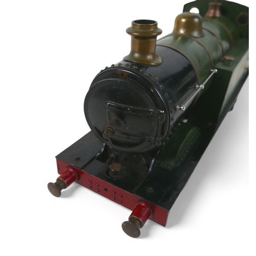 254 - A live steam locomotive Southern Railways 0-4-4, scratch-built tank locomotive, in green Southern li... 