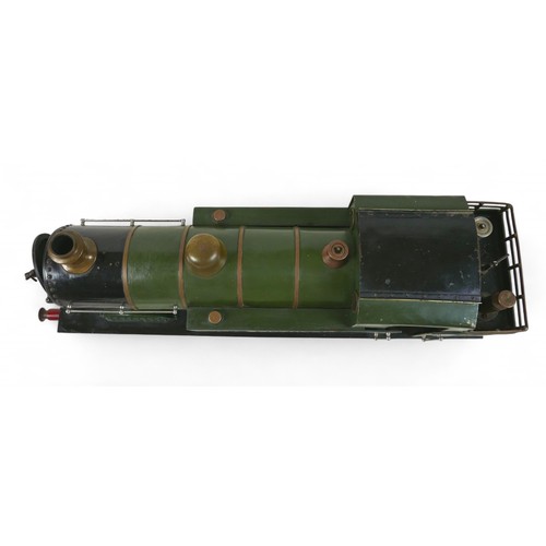 254 - A live steam locomotive Southern Railways 0-4-4, scratch-built tank locomotive, in green Southern li... 