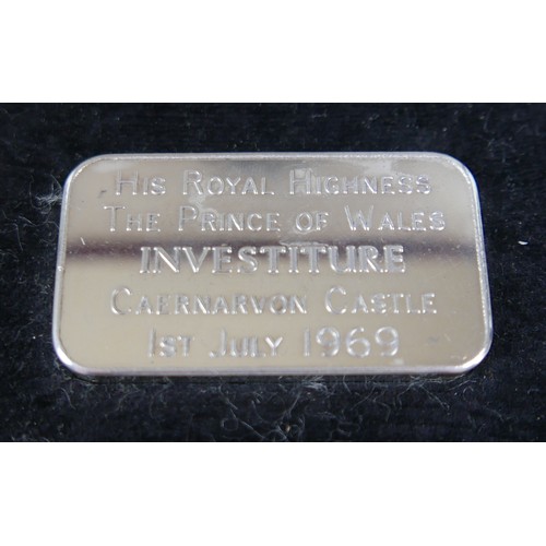 26 - H.R.H. Prince of Wales, two silver tokens, weight 210g. (2)