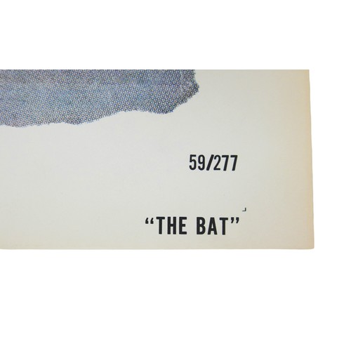 239 - Film Poster: The Bat, one sheet, Allied Artists 1958, folded, 27in x 41in.