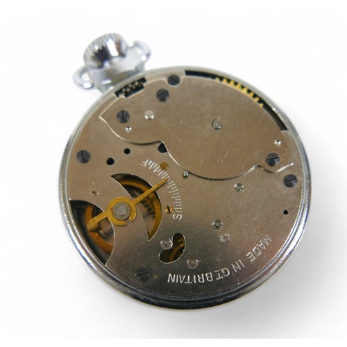 140 - A Guinness top wind pocket watch, 50mm case, the dial decorated with a glass of Guinness having a sm... 