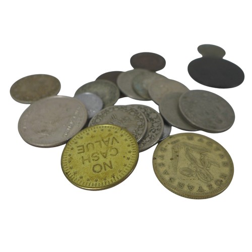 8 - A quantity of assorted world coinage, to include coins from America, Germany, Greece, Romania, Yugos... 