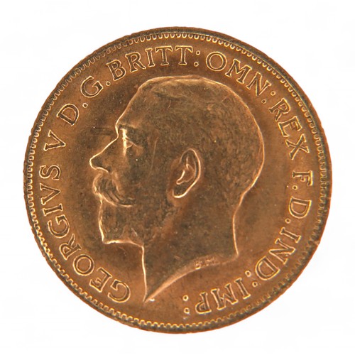 134 - A George V gold half sovereign, 1912.