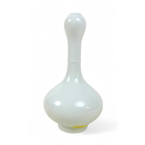 150 - A Chinese white glaze water dropper/sprinkler vase, 7.5cm diameter by 14.5cm high.