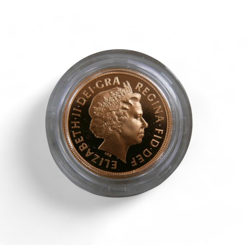 143 - An Elizabeth II gold sovereign, 2003, in plastic capsule.