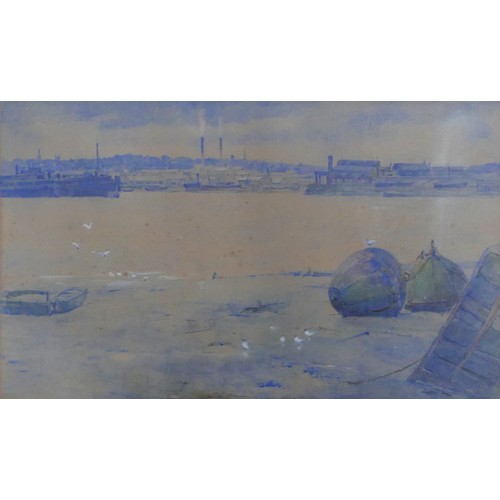 295 - European school (Early 20th century): two watercolour paintings by different artists, Venice, indist... 