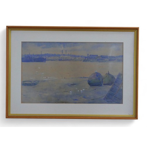 295 - European school (Early 20th century): two watercolour paintings by different artists, Venice, indist... 