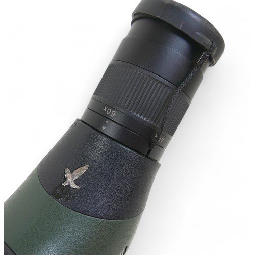 226 - A Swarovski ATS 65 HD telescope with 20-60x zoom lens, with protective outer case and backpack.