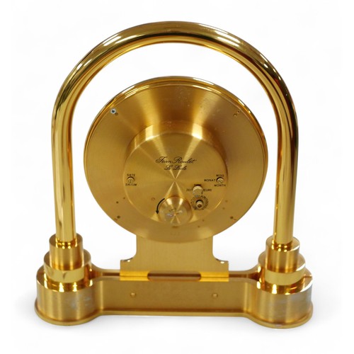 Two Jean Roulet clocks, comprising a Jean Roulet Le Locle pillar clock ...