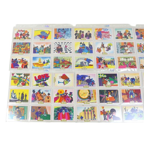 140 - A complete collection of sixty six Beatles Yellow Submarine collectors cards, by Anglo Confectionery... 