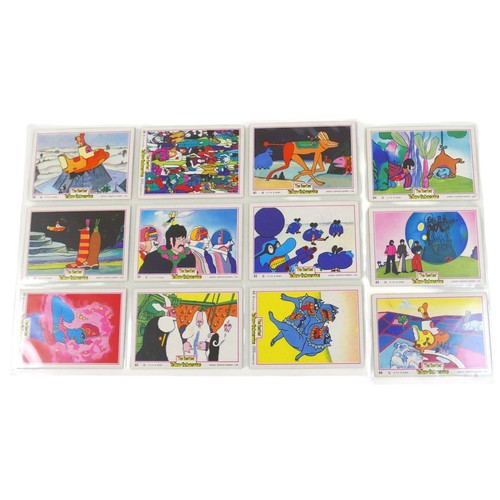 140 - A complete collection of sixty six Beatles Yellow Submarine collectors cards, by Anglo Confectionery... 