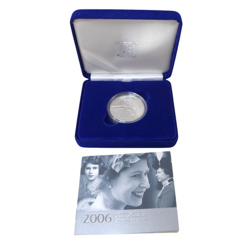 33 - A collection of Royal Mint silver proof coin sets, including a 2006 Queen Elizabeth Eightieth Silver... 