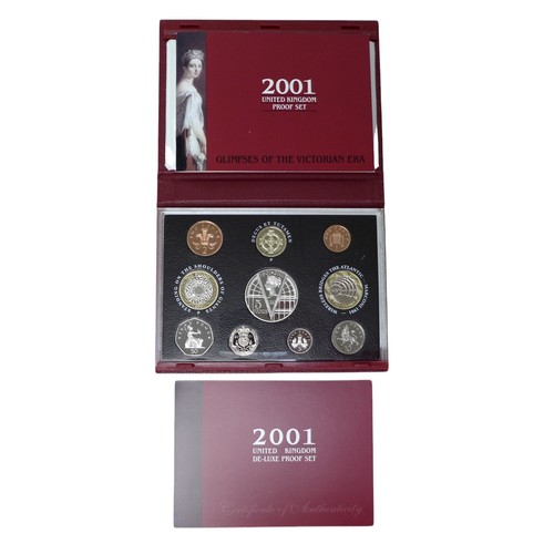 27 - A 2000 Executive Proof set and four other Royal Mint proof sets,  including 2001 'Glimpses of the Vi... 