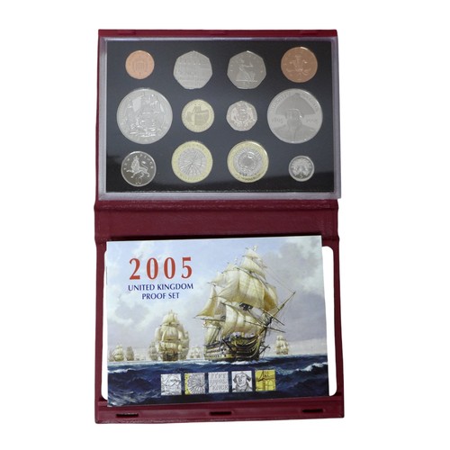 28 - Five Royal Mint United Kingdom proof sets, including a limited edition 1996 Silver Anniversary Colle... 