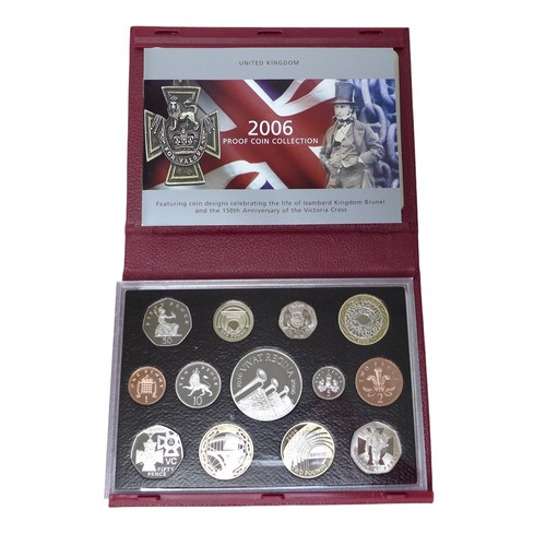 28 - Five Royal Mint United Kingdom proof sets, including a limited edition 1996 Silver Anniversary Colle... 