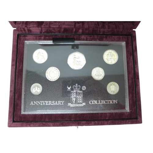 28 - Five Royal Mint United Kingdom proof sets, including a limited edition 1996 Silver Anniversary Colle... 