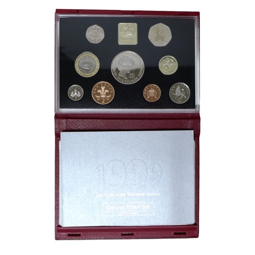 28 - Five Royal Mint United Kingdom proof sets, including a limited edition 1996 Silver Anniversary Colle... 