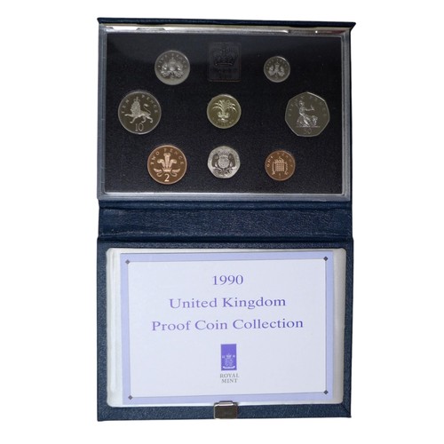 29 - Eight Royal Mint United Kingdom Proof sets, comprising 1987, 1988, 1989, 1990, 1991, 1992, with two ... 