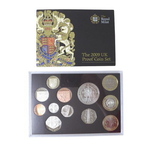 31 - Six Royal Mint United Kingdom proof coin sets, comprising sets for 2006, 2008, 2009, 2010, 2011 and ... 