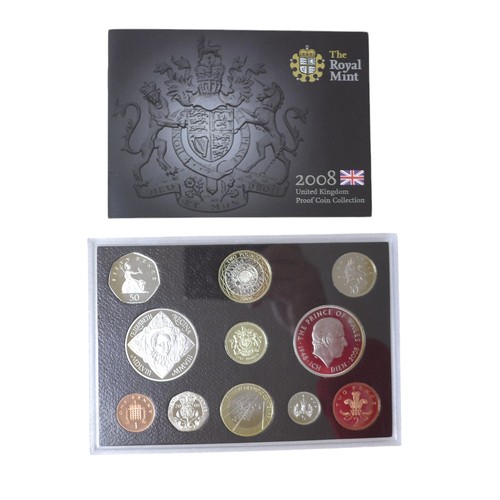 31 - Six Royal Mint United Kingdom proof coin sets, comprising sets for 2006, 2008, 2009, 2010, 2011 and ... 