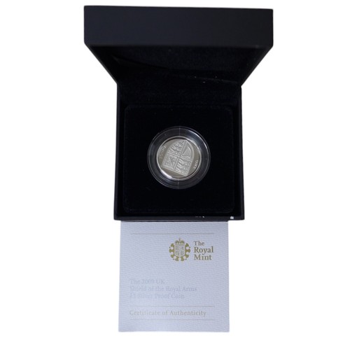 40 - Royal Mint Silver Proof One Pound coin sets, comprising United Kingdom Pattern Collection four-coin ... 