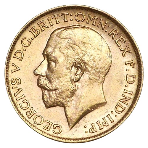 6 - A George V gold sovereign, 1913.