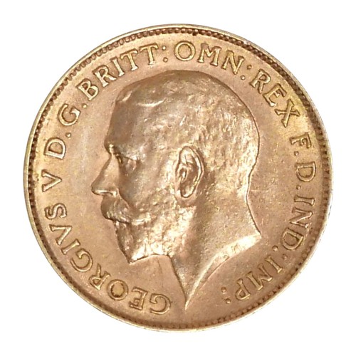 16 - A George V gold half sovereign, 1912