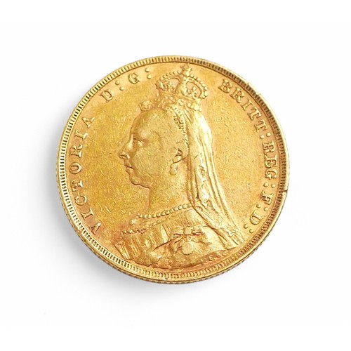 93 - A Victoria Jubilee Head gold sovereign, 1889.