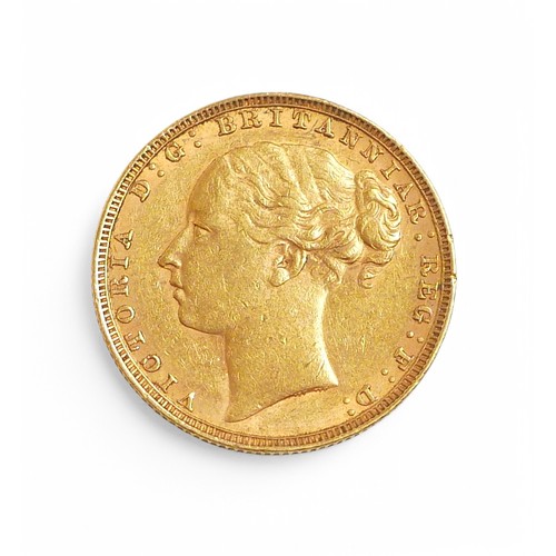 94 - A Victoria Young Head gold sovereign, 1880.