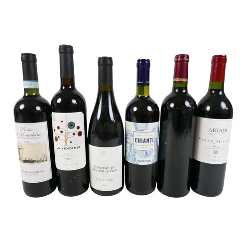 170 - Eleven bottles of red wine, including Nero D'Avola 2007, Coto de Imaz Rioja 2014, all sealed.(11)