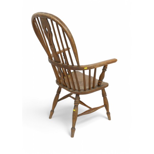 290 - A 19th century ash and elm Windsor Chair, 63 by 50 by 105cm high.