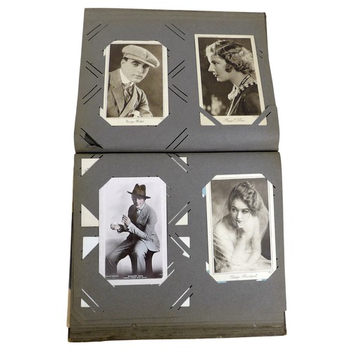 188 - Three albums of film star postcards.(3)