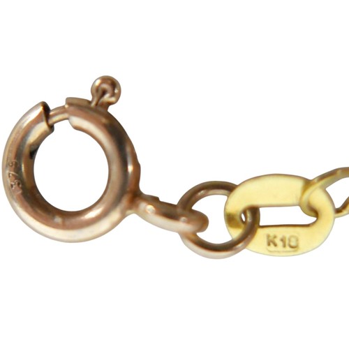 34 - An 18ct gold and natural pearl necklace, 3.6g, marked 18k to chain and 9ct to clasp, plus pair of ma... 