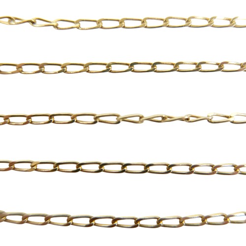 54 - An 18ct gold chain necklace, 50cm long, 5.3g.