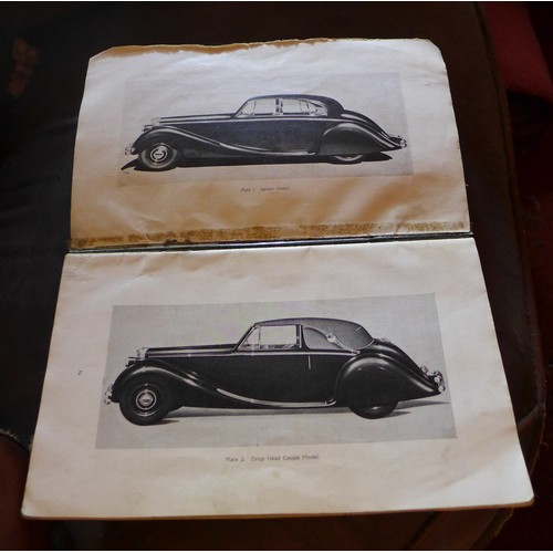 1 - A 1949 Jaguar Mark V 2.5 litre four door saloon car for restoration, registration KKD 737, with 7557... 