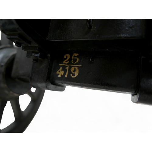 351 - A Fine Bronze East India Company Model Of A 24-Pounder Cannon Dated Of tapering multi-stage form wit... 