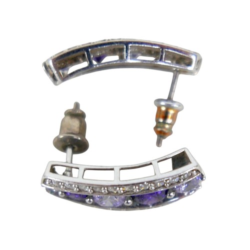 43 - A group of silver jewellery, comprising two dress rings with thick bands; one with 925 silver and pi... 