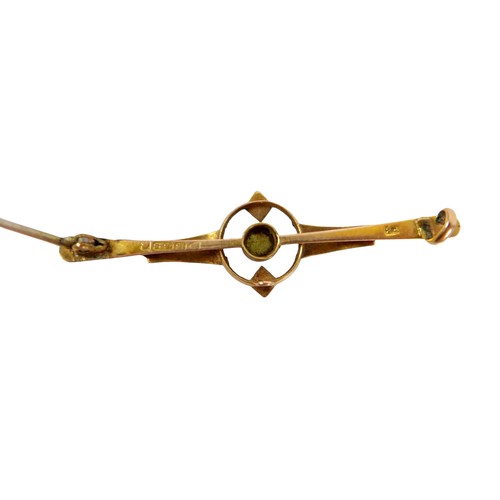 61 - Three items of gold jewellery comprising a 9ct yellow gold necklace 45cm by 2mm, a 9ct yellow gold p... 
