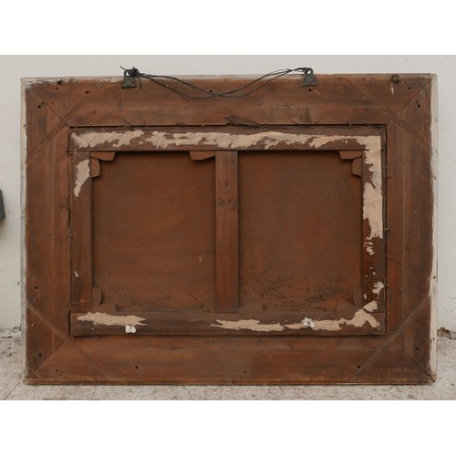 339 - A. Brietman (late 19th century): a woodland scene, with a single woman lighting a fire to the foregr... 