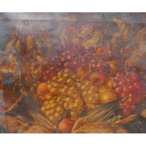 340 - Charles Thomas Bale (British, 1855-1925): still life with dead game and fruit, signed and dated 1893... 