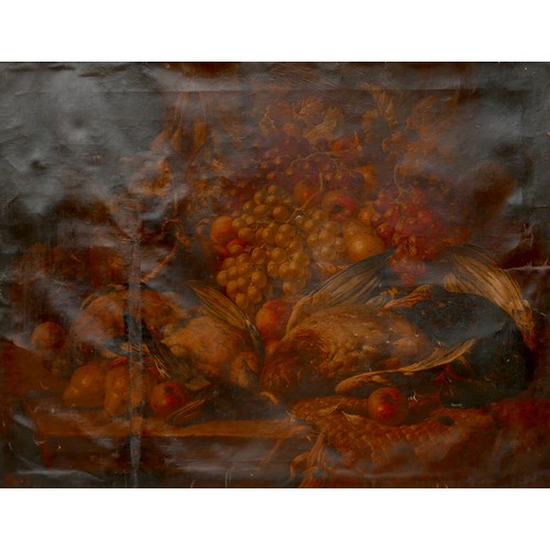 340 - Charles Thomas Bale (British, 1855-1925): still life with dead game and fruit, signed and dated 1893... 