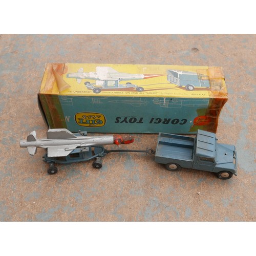 224 - A large collection of vintage toys, models and accessories, including a group of empty Dinky and Cor... 
